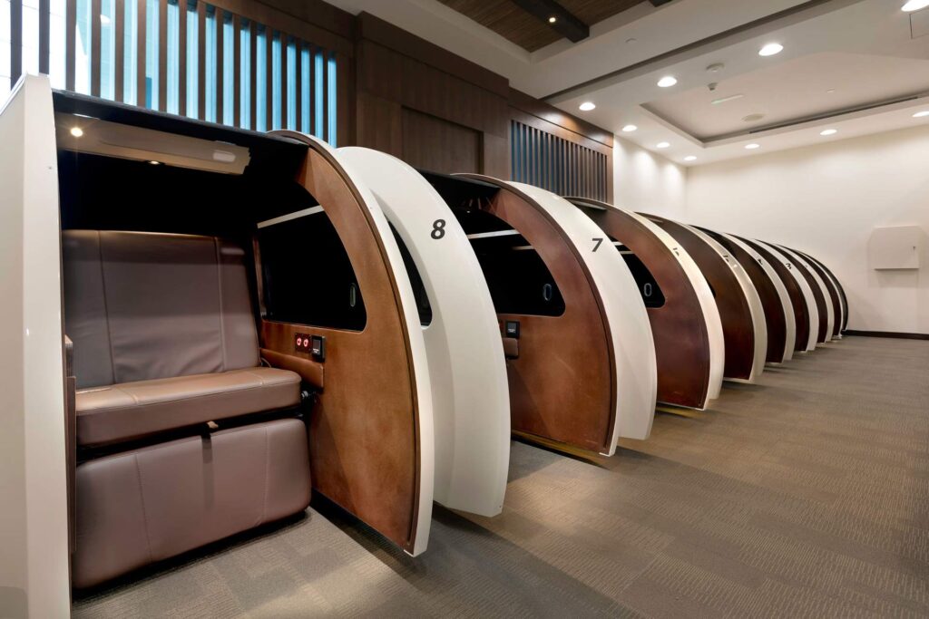 Terminal 3 Rest Zones At Dubai International Airport